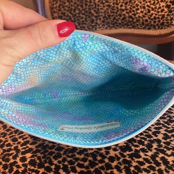 Michelle’s Sewing Nook embroidered mermaid cosmetic bag, good used condition - Picture 6 of 9